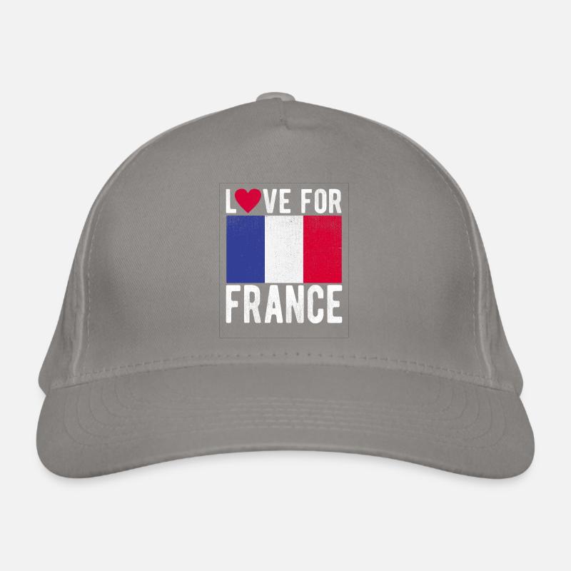 Français drapeau Casquette classique bio
