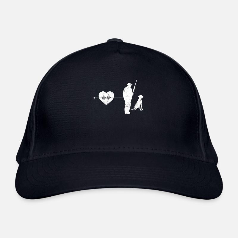 Jäger Herzschlag - Bio-Baseballkappe - Navy