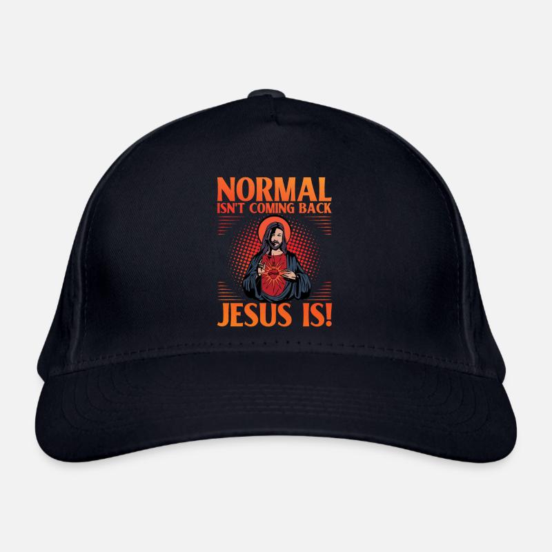 Normal isn't coming back Jesus is Bio-Baseballkappe
