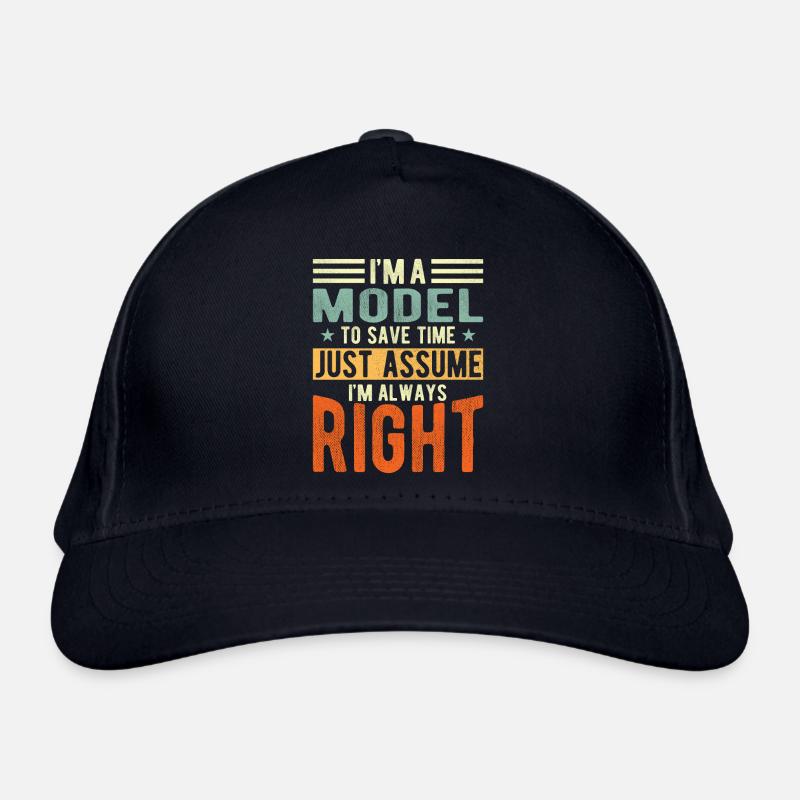 Modell Bio-Baseballkappe