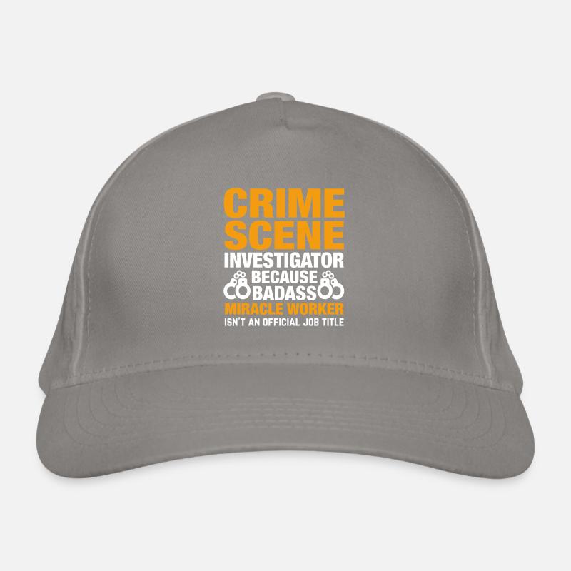 Forensic evidence - Kripo Polizei Forensics Organic Baseball Cap