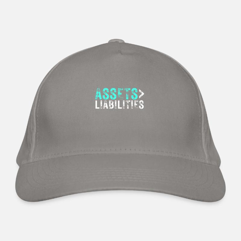 Actifs sur passifs Entrepreneur comptable Casquette classique bio