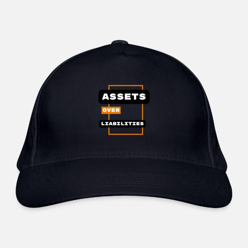 Actifs sur passifs Entrepreneur comptable Casquette classique bio