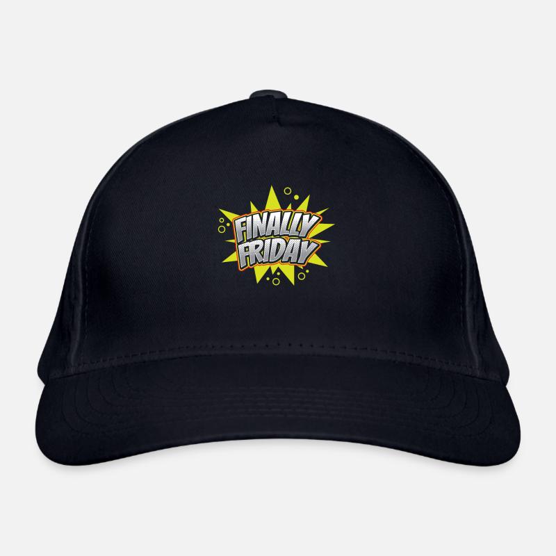 Finally Friday Humor Weekend Sarcastic Organic Baseball Cap