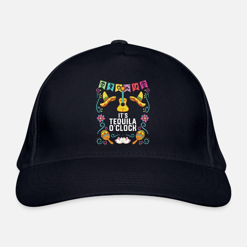It's Tequila Oclock Alcoholic Tequila Drinker Bio-Baseballkappe