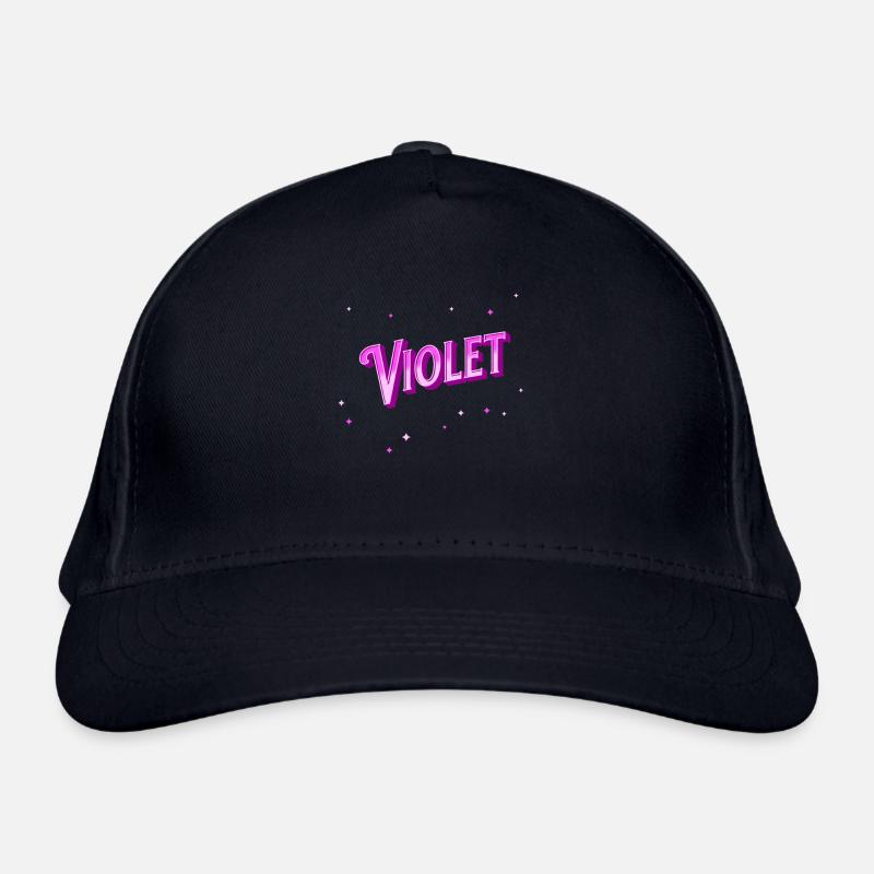 Violet name personalized Organic Baseball Cap
