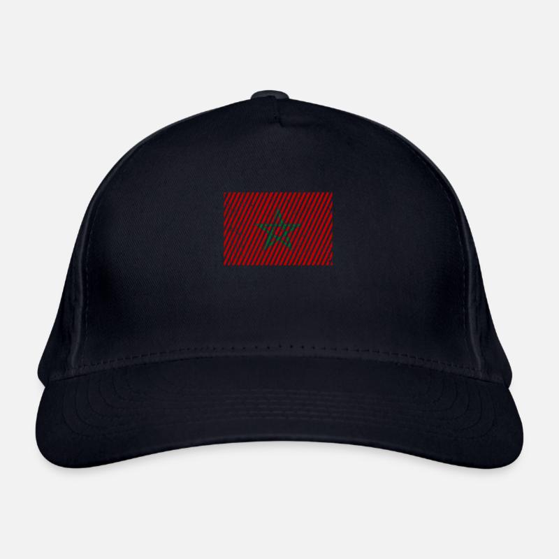 Drapeau du Maroc Casquette classique bio