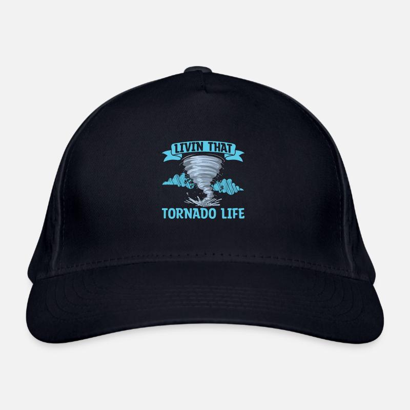 Tornades Vivre cette vie de tornade Chasseur de tempête Casquette classique bio