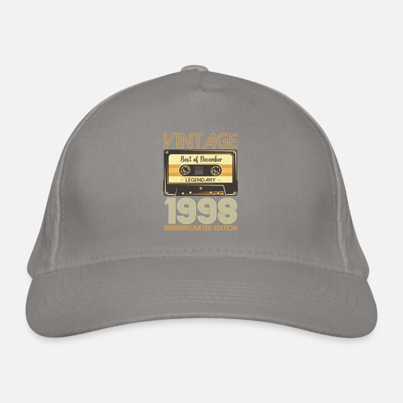December Born 1998 24th birthday gift Organic Baseball Cap