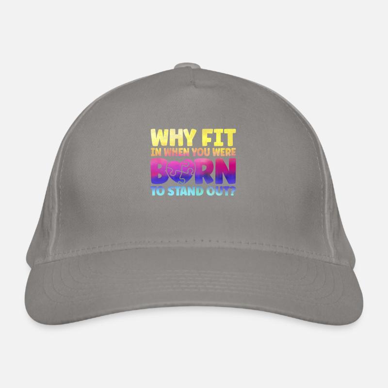 Pourquoi s’intégrer quand vous êtes né pour vous démarquer Casquette classique bio