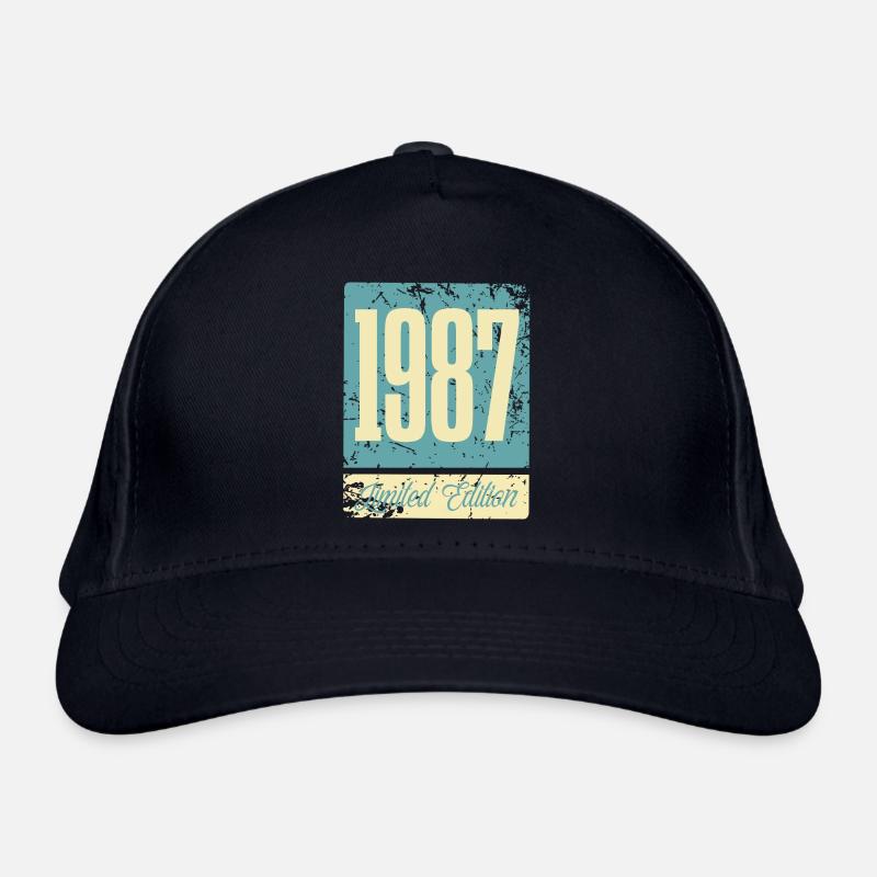 1987 Anniversaire de naissance Année de naissance Casquette classique bio