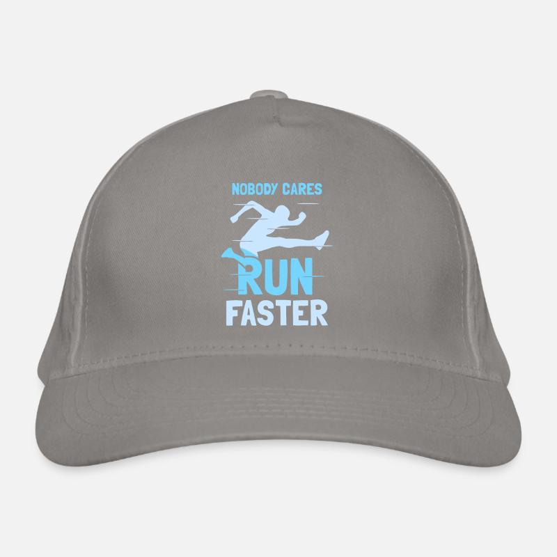 No one cares about running fast runners Organic Baseball Cap