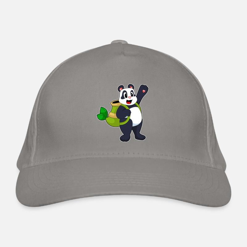 Panda Bamboo Backpack Organic Baseball Cap