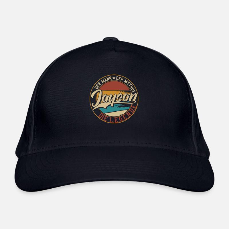 Jayson Der Mann der Mythos die Legende Geschenk Bio-Baseballkappe