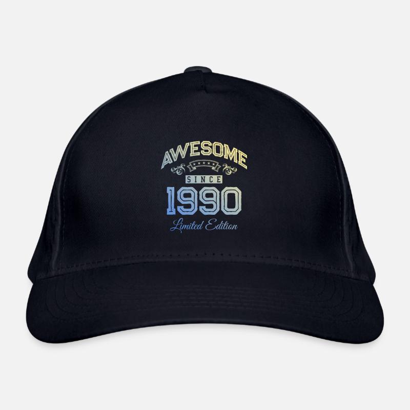 1990 awesome since Organic Baseball Cap
