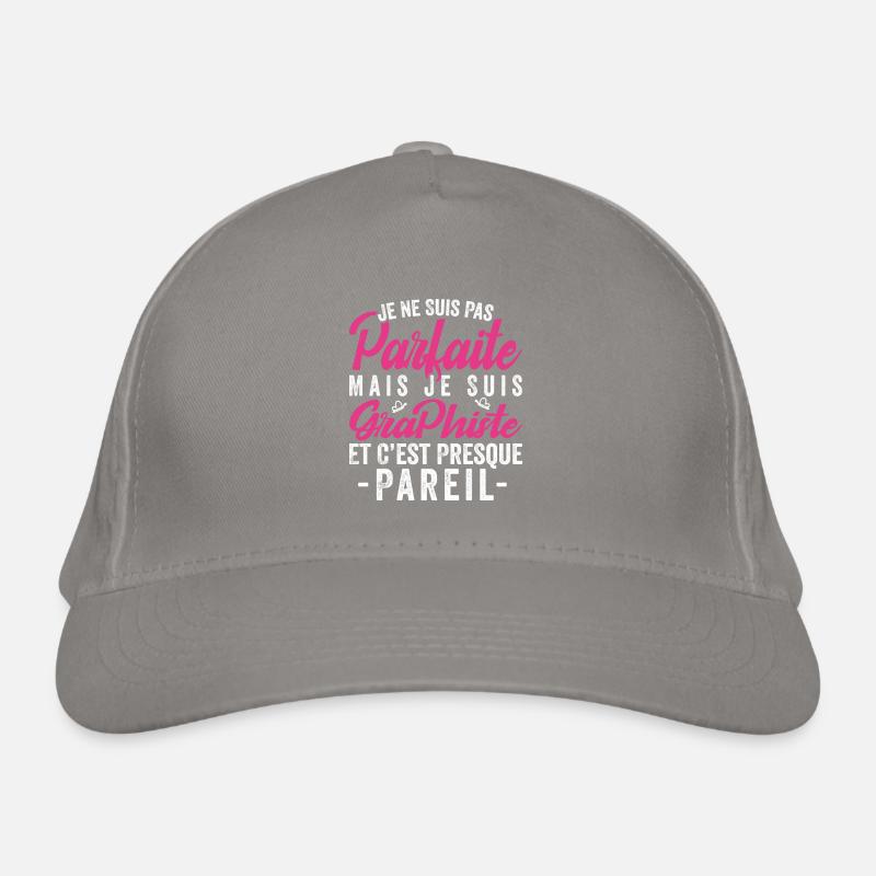 Je Ne Suis Pas Parfaite Mais Je Suis Graphiste Casquette classique bio
