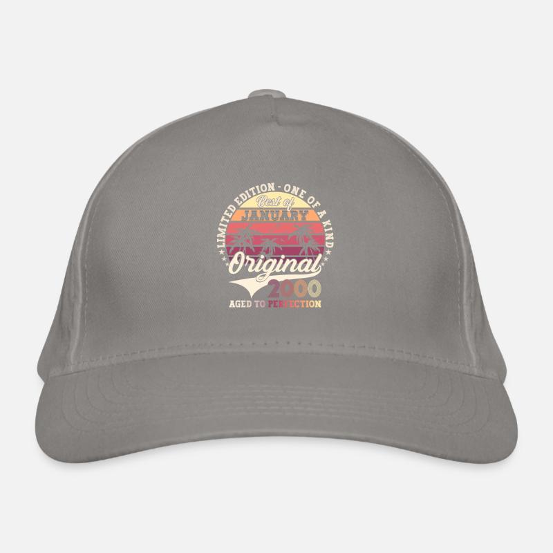 Year 2000 January 23rd birthday gift man Organic Baseball Cap