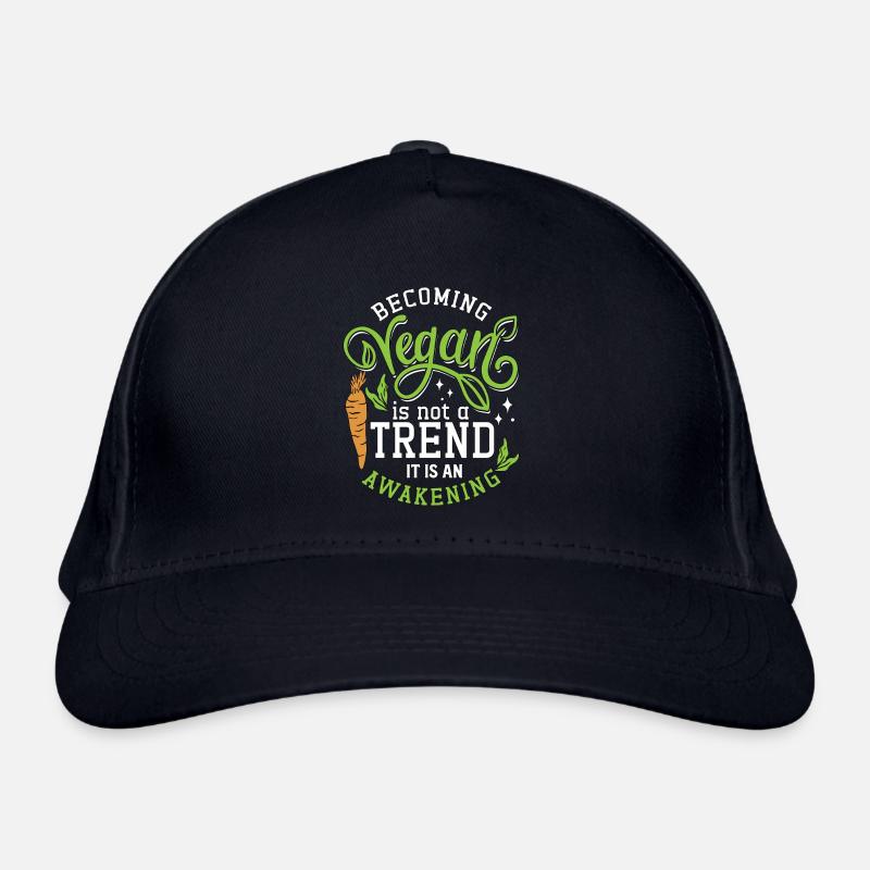 Le chef végétalien devient végétalien n’est pas une tendance Le véganisme Casquette classique bio