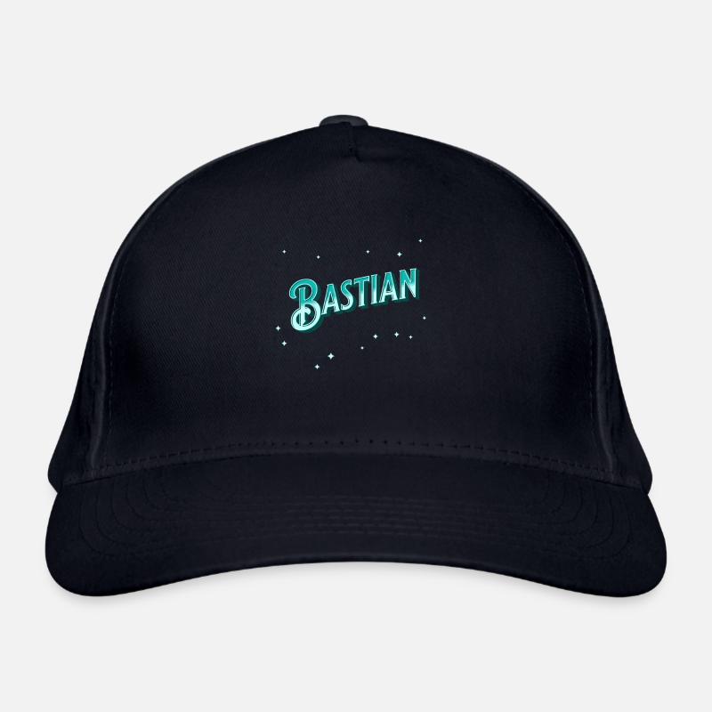 Bastian's name personalized Organic Baseball Cap