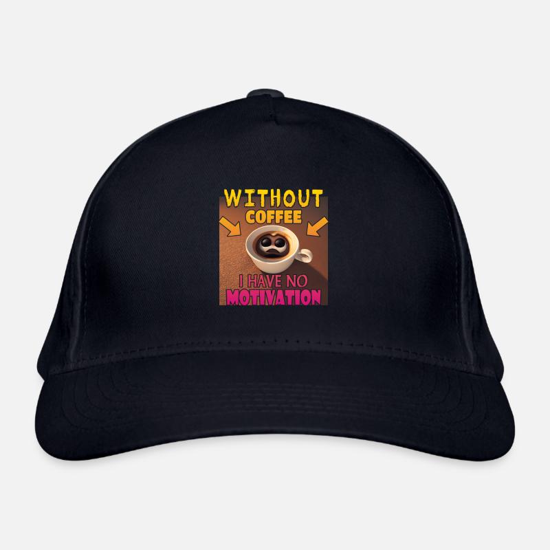 Pas de motivation sans café Casquette classique bio