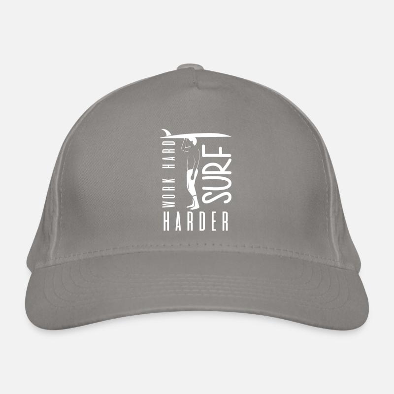 Work Hard Surfer - Surfing Casquette classique bio