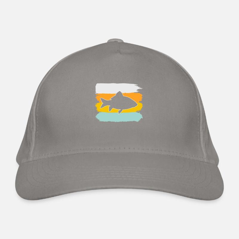 Fish Retro Organic Baseball Cap