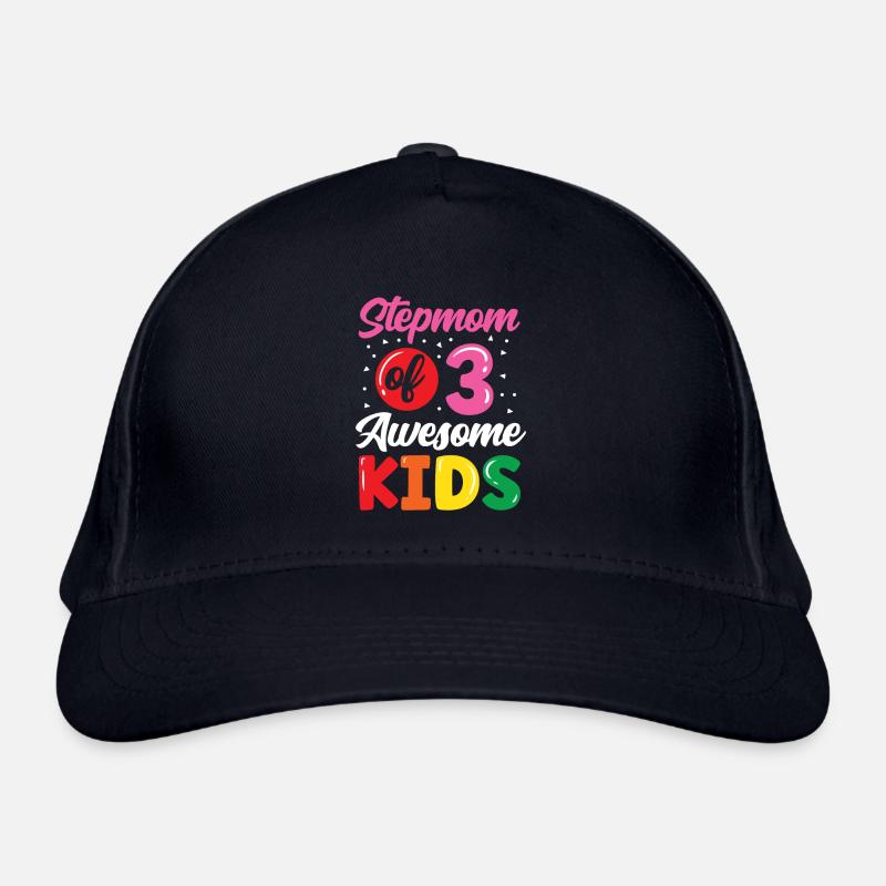 Stiefmutter Von Drei Großartigen Kindern Bio-Baseballkappe