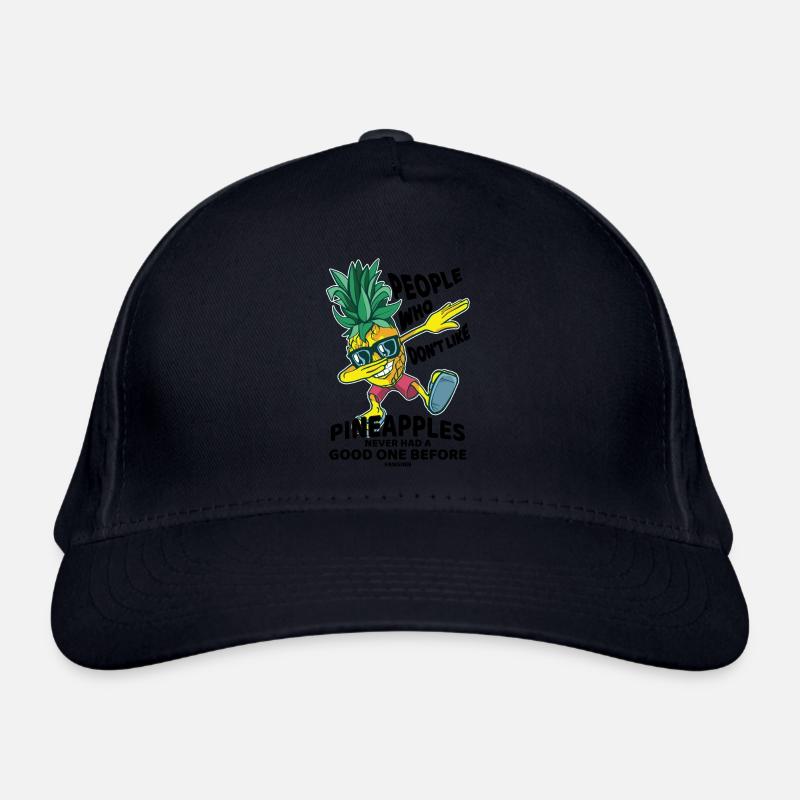 dabbing pineapple Organic Baseball Cap