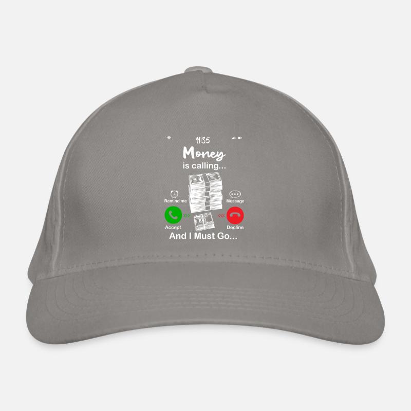 Geld ruft Bio-Baseballkappe