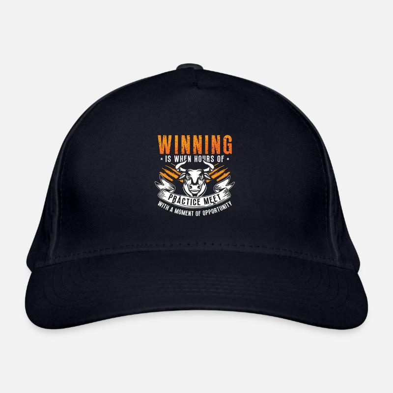 La victoire de la lutte de bouvillon, c’est quand les heures de roping d’équipe Casquette classique bio