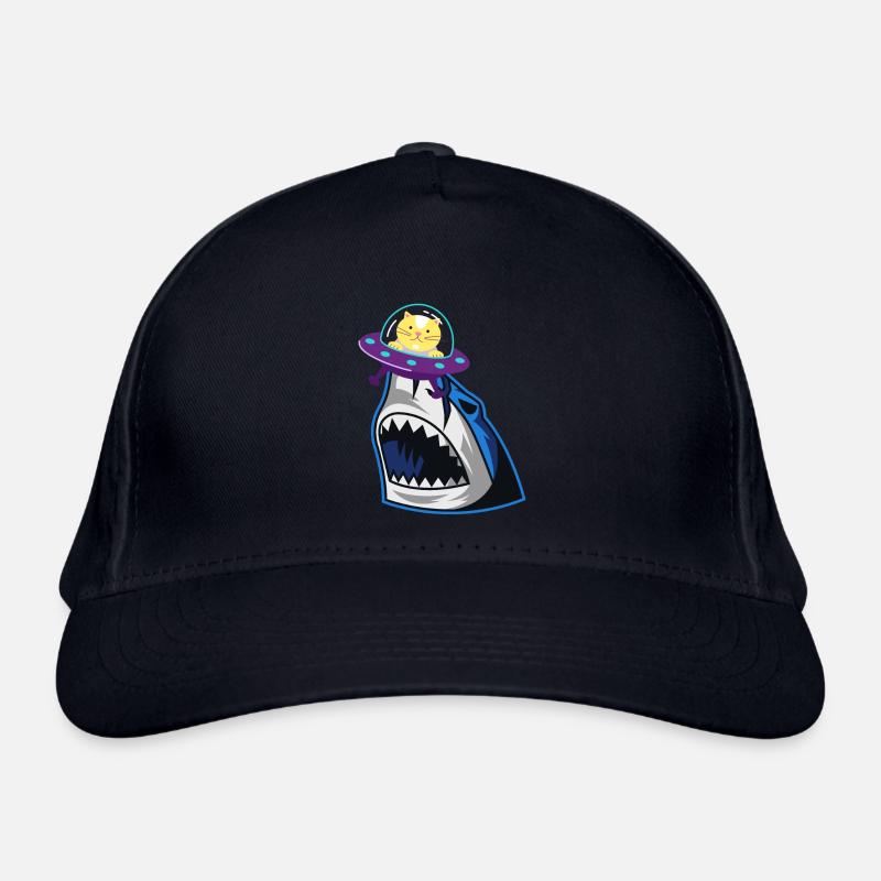 Chat mangeur de requins Casquette classique bio