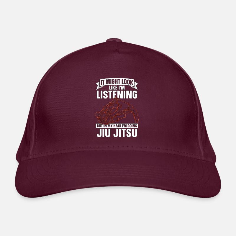 Jiu Jitsu It Might Look Combat Fighting Fighter Organic Baseball Cap
