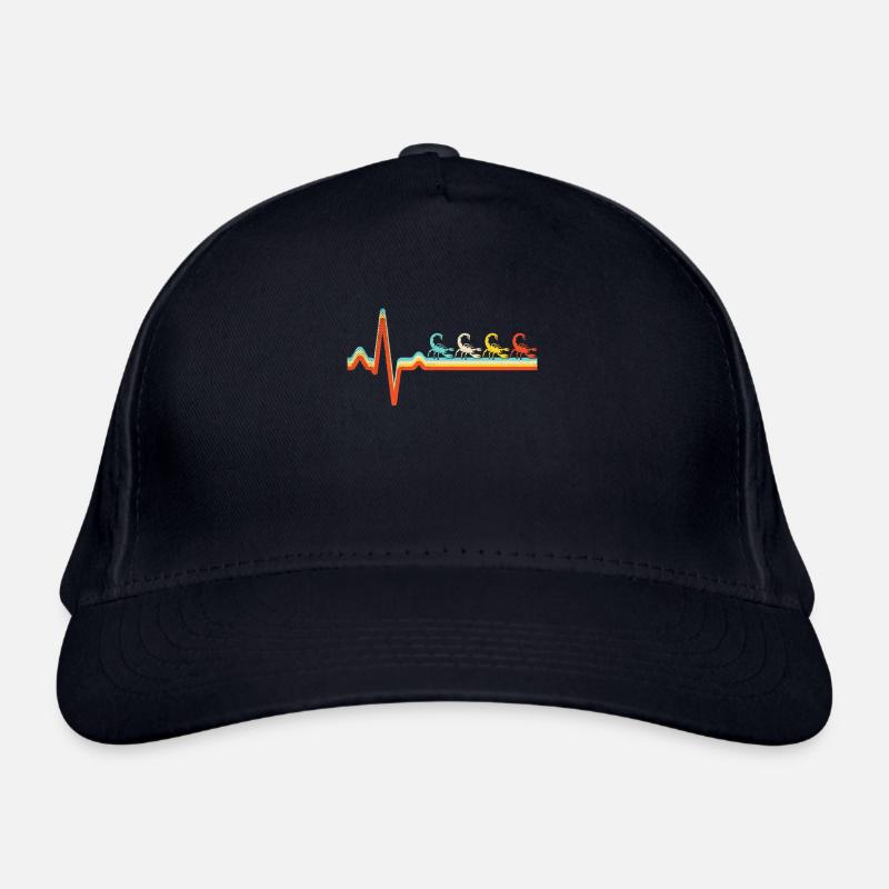 Scorpio Retro Heartbeat Organic Baseball Cap
