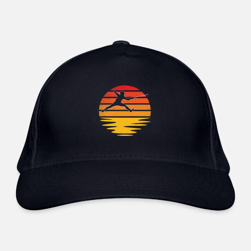 Fencing Retro Organic Baseball Cap