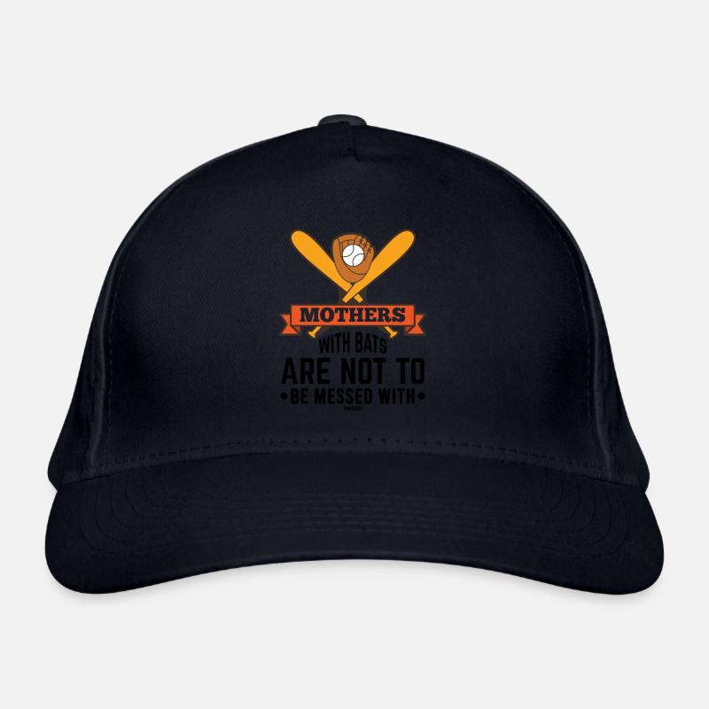 Baseball Mama Baseballspruch Bio-Baseballkappe