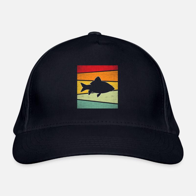 Fish Retro Organic Baseball Cap
