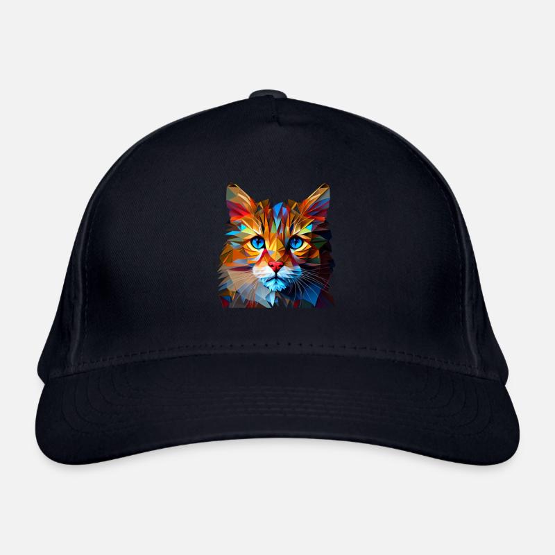 Chaton Chaton Chat Polygone Chat Casquette classique bio
