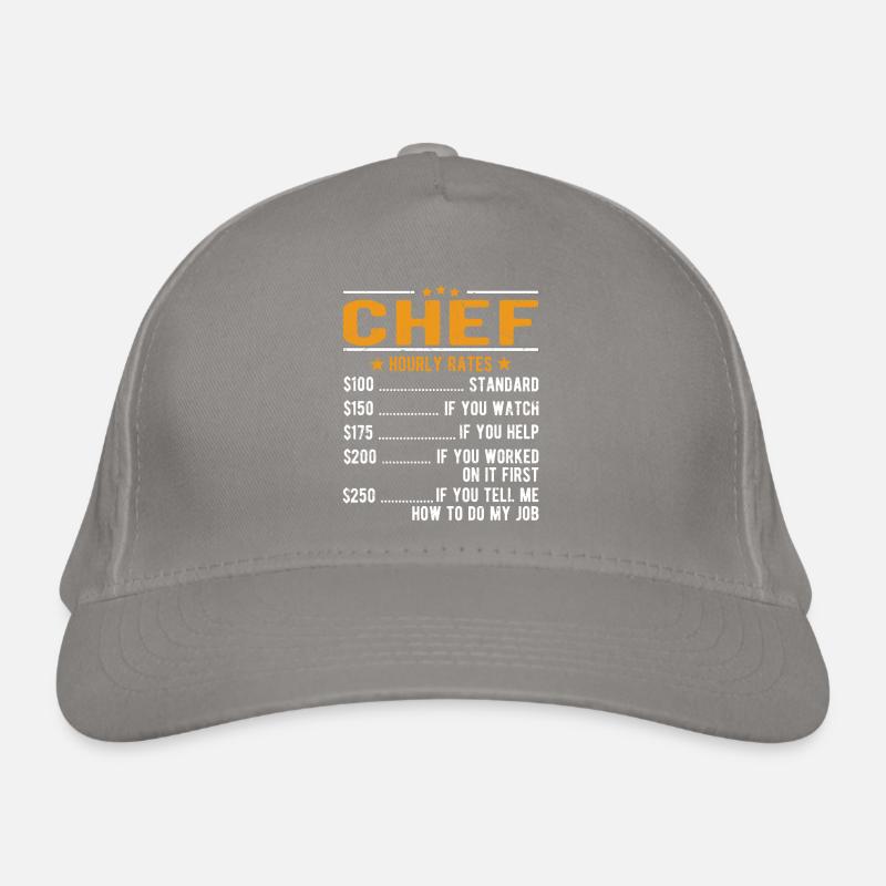 Salaire horaire de cuisinier Casquette classique bio