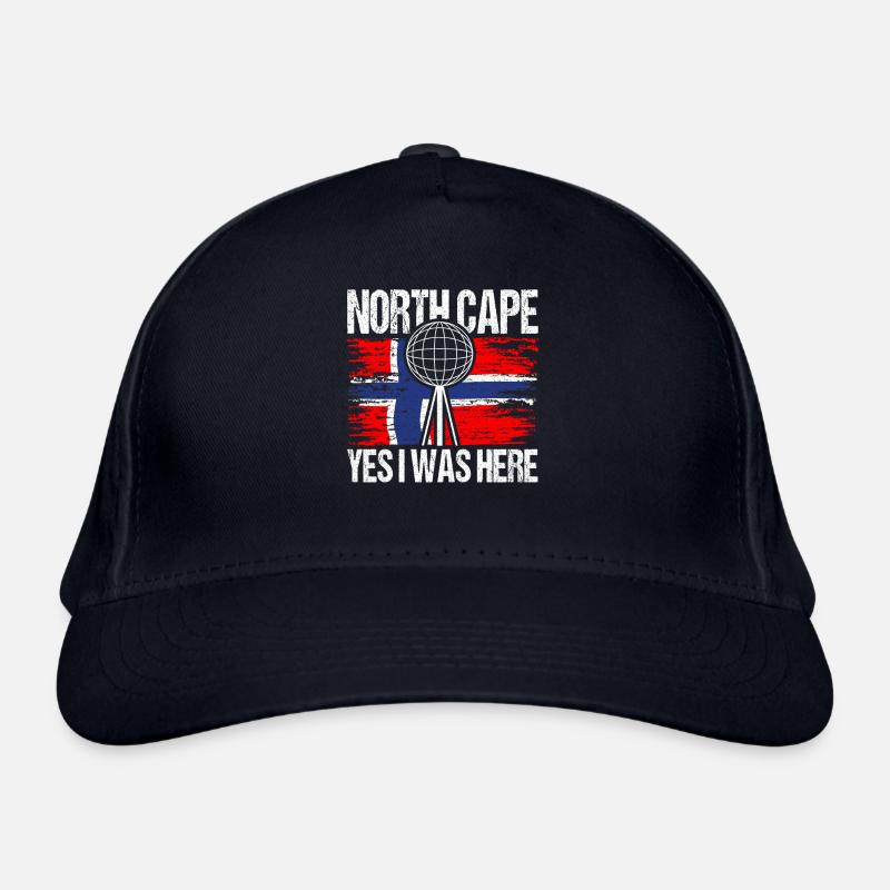 Nordkap/ North Cape team Rundreise design - Bio-Baseballkappe - Navy