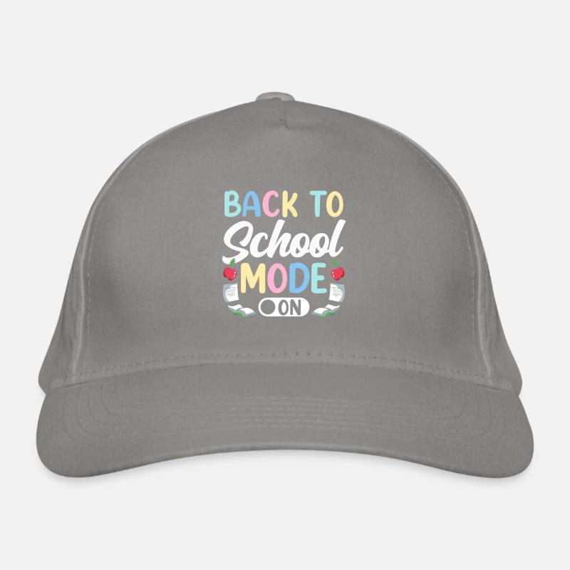 Mode retour à l’école Un enseignant de retour à l’école Casquette classique bio