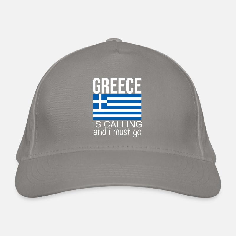 Greece Saying Organic Baseball Cap