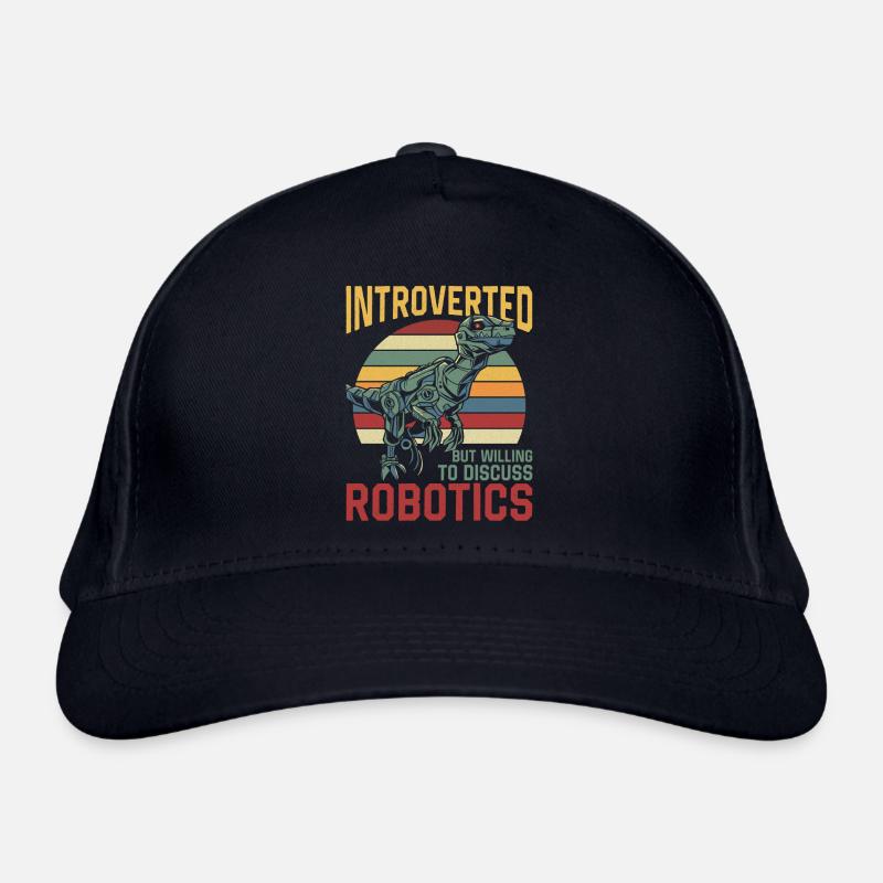 Robot Robotics Engineer Retro Bio-Baseballkappe