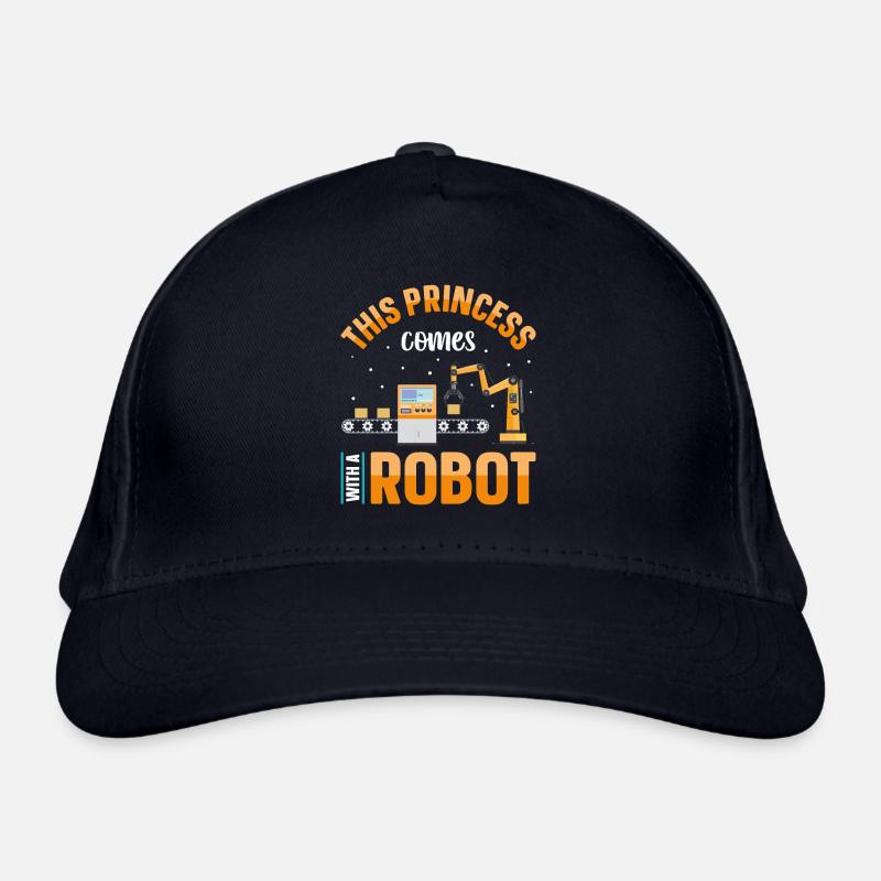 Robot Robotics Engineer Female Organic Baseball Cap