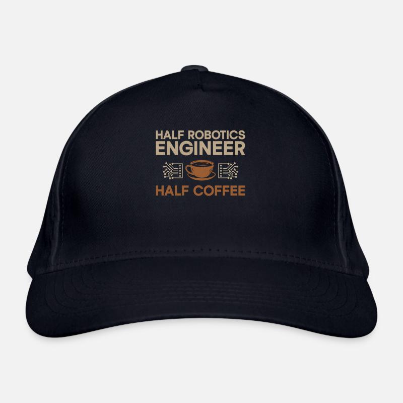 Robot Robotics Engineer Coffee Bio-Baseballkappe