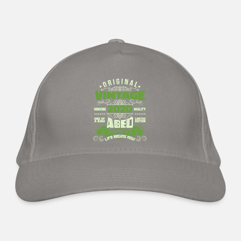 Vintage Anniversary 2020 - Retro Gift Organic Baseball Cap