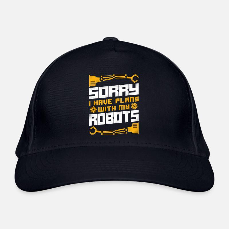 Robot Robotics Engineer Vintage Bio-Baseballkappe