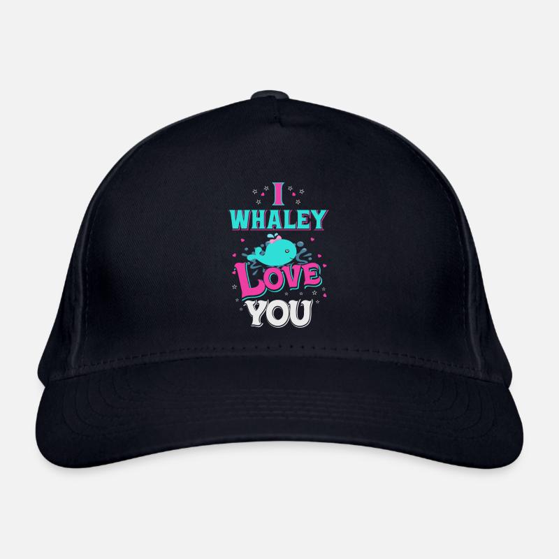 Ich liebe dich Bio-Baseballkappe