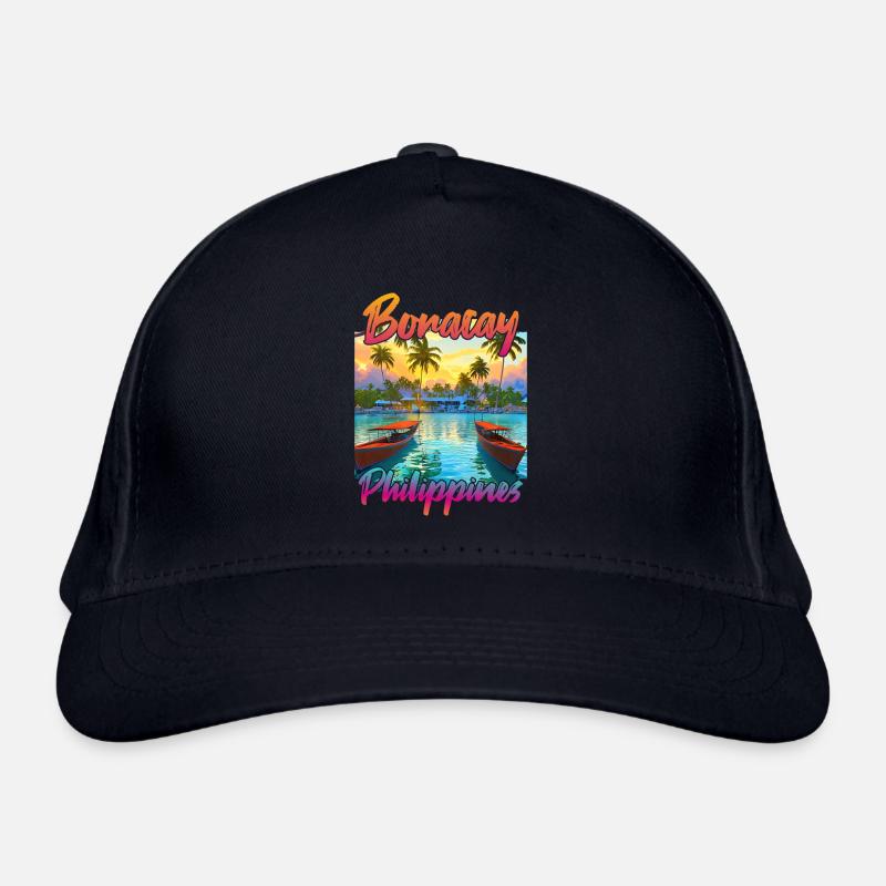 Coucher de soleil Boracay Casquette classique bio