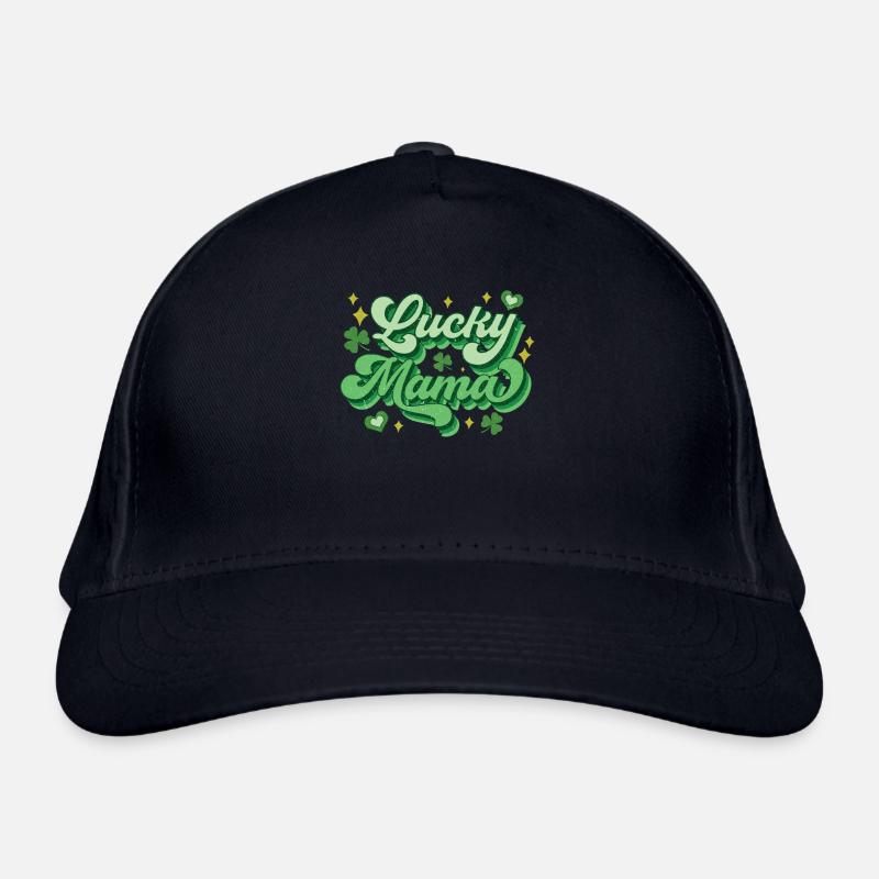 Fête de la Saint-Patrick Maman heureuse Casquette classique bio