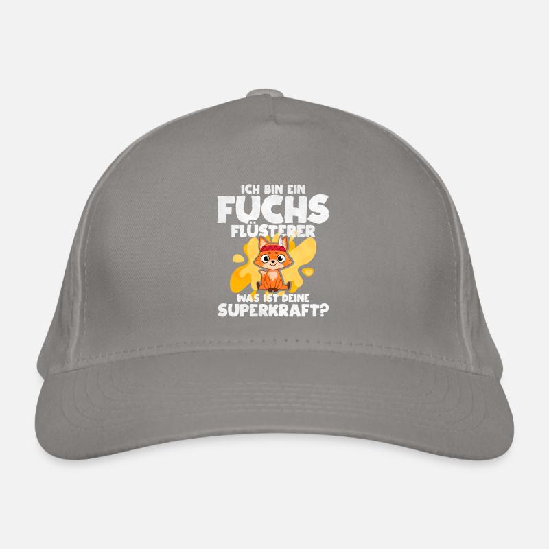 Ich Bin Ein Fuchs Flüsterer Was Ist Deine Superkra Bio-Baseballkappe